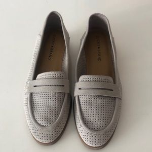 Lucky brand suede loafers Size 7 1/2